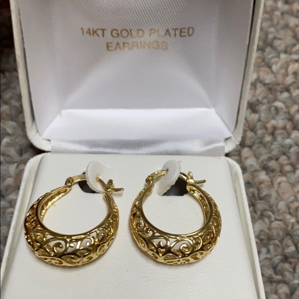 14 K Gold Plated Earrings